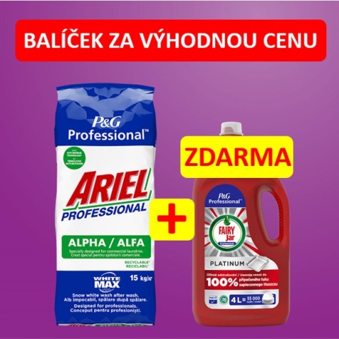 Balíček Ariel Alfa + Jar Platinum ZDARMA